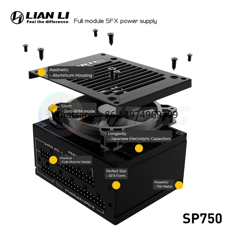 LIAN LI PSU 750w SFX 컴퓨터 PC용 전 - 750W Sfx Fully Modular Power Supply 리뷰 및 가격