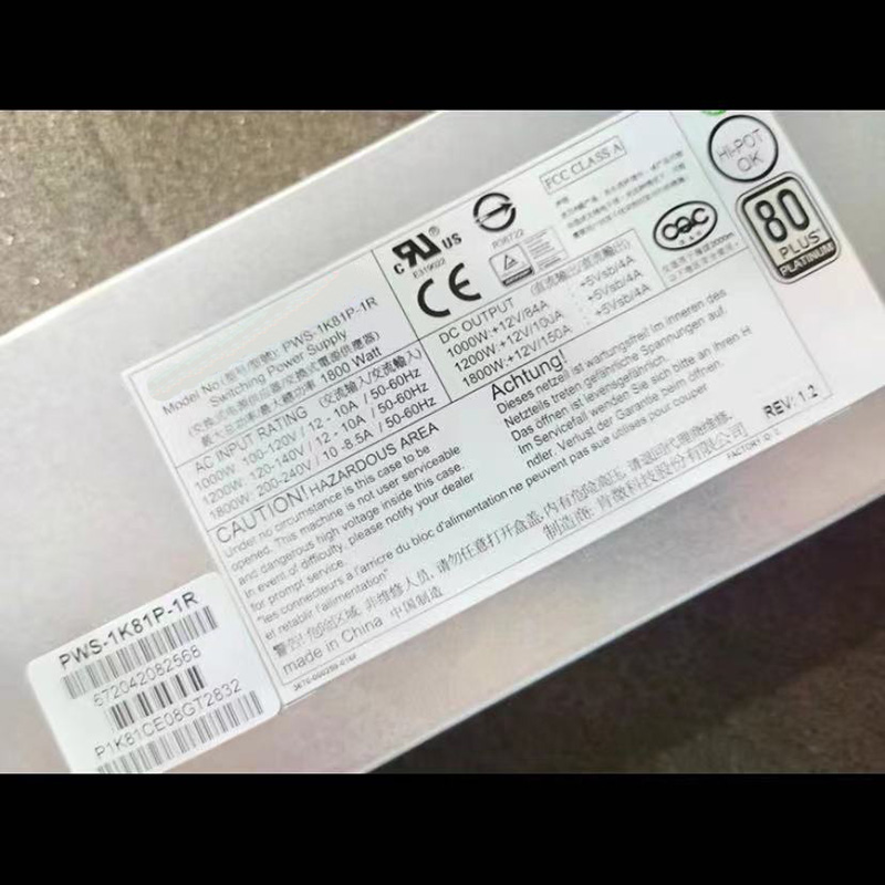 PWS-1K81P-1R Supermicro PC 서버  - 1800W Server Power Supply Redundant 리뷰 및 가격